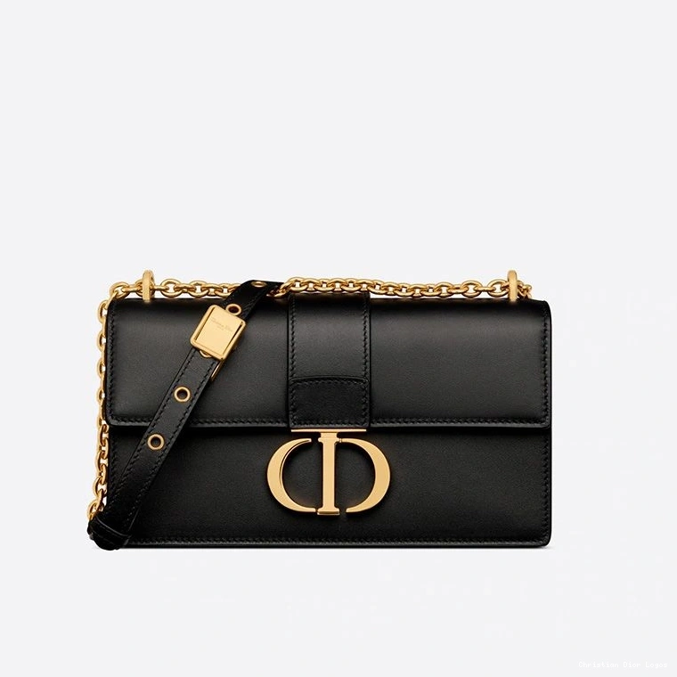 Cheap With 30 East-West Calfskin Chain Black Dior Montaigne Bag 0715 Luxury